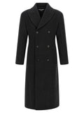 Dark Grey Tailored Wool Coat 1