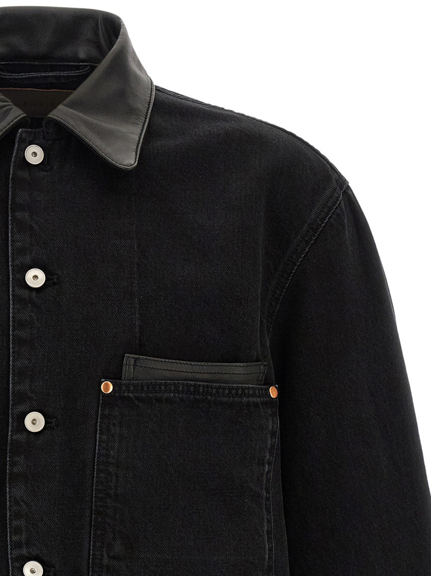 Black Solid Overshirt 3