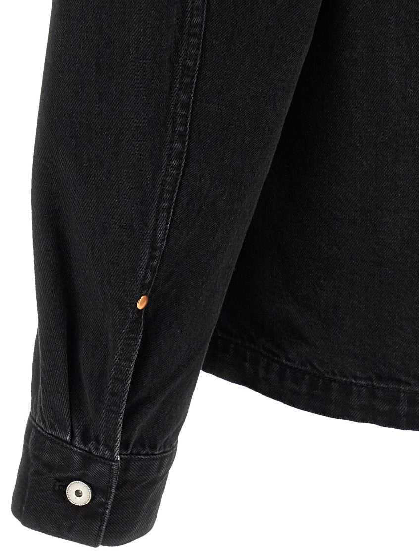 Black Solid Overshirt 4