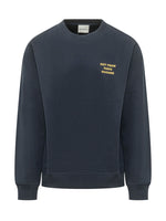 Navy Blue Printed Sweatshirt 1