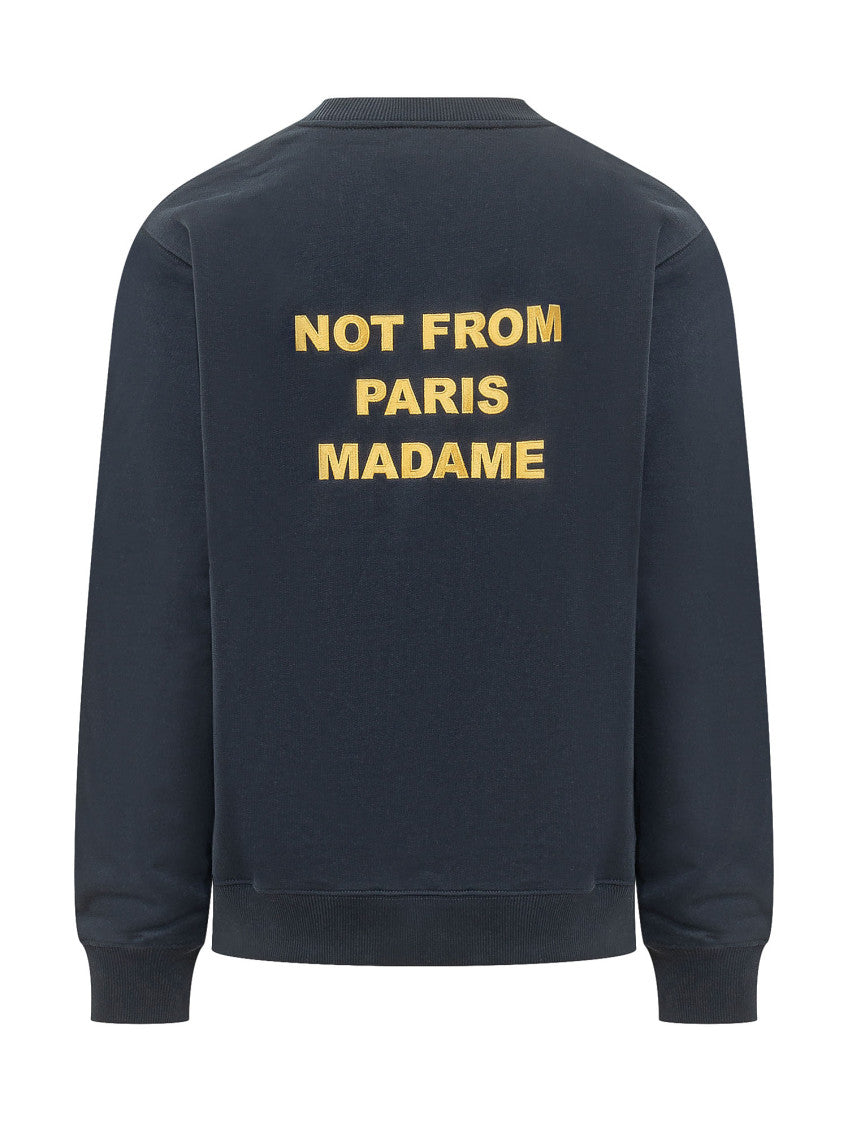 Navy Blue Printed Sweatshirt 2