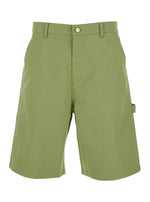 Green Regular Solid Shorts 1