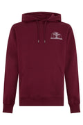 Maroon Printed Regular Hoodie 1