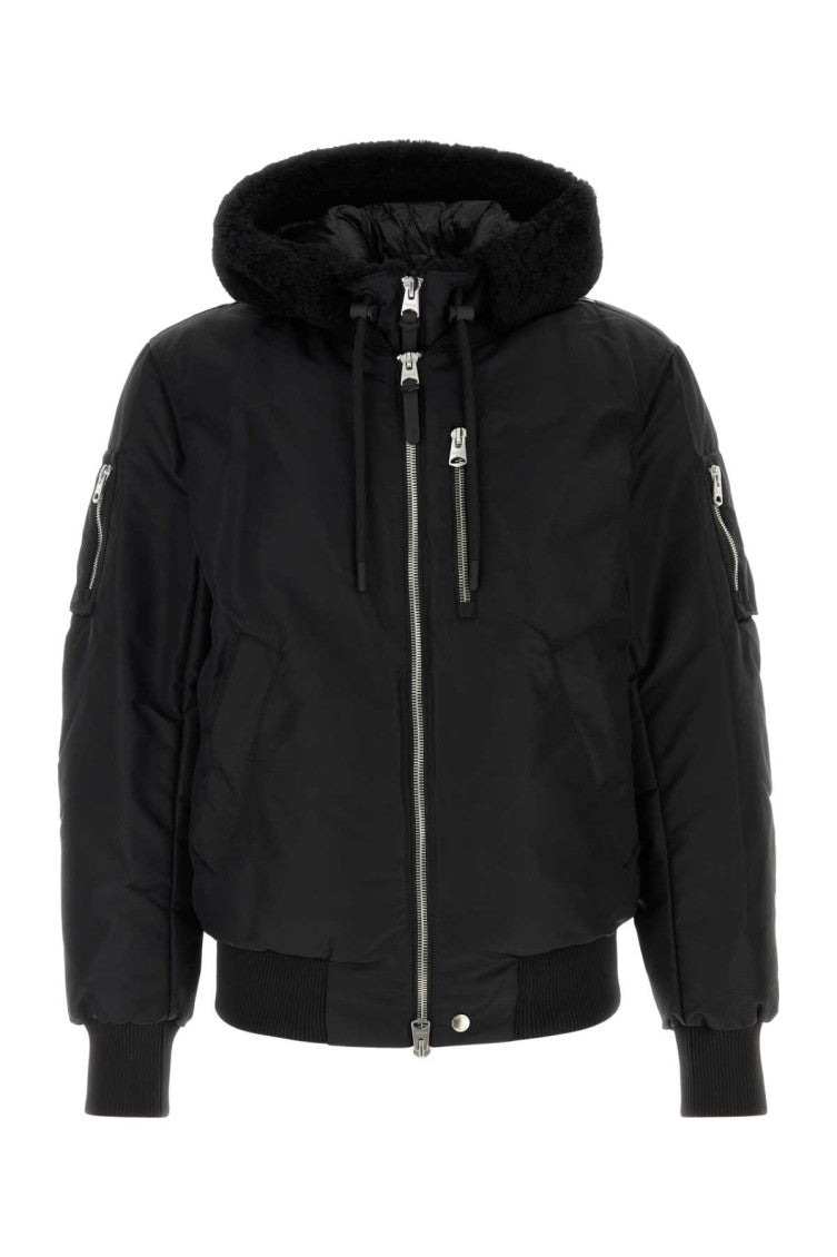 Black Hood Down Jacket 1