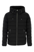Black Quilted Hood Jacket 1