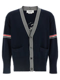 Navy Blue V Neck Cardigan 1