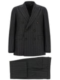 Dark Grey Striped Suit 1