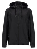 Black Jacquard Hood Jacket 1