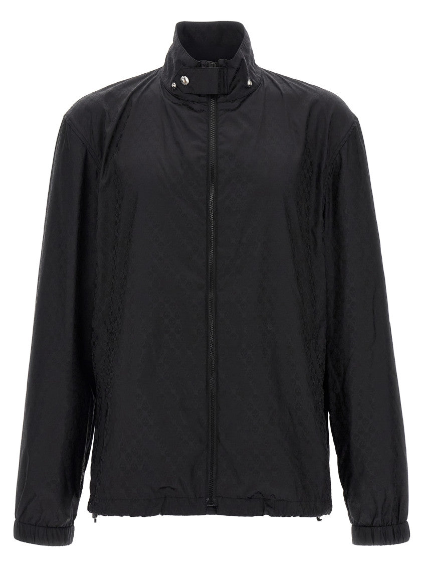 Black Jacquard Hood Jacket 2