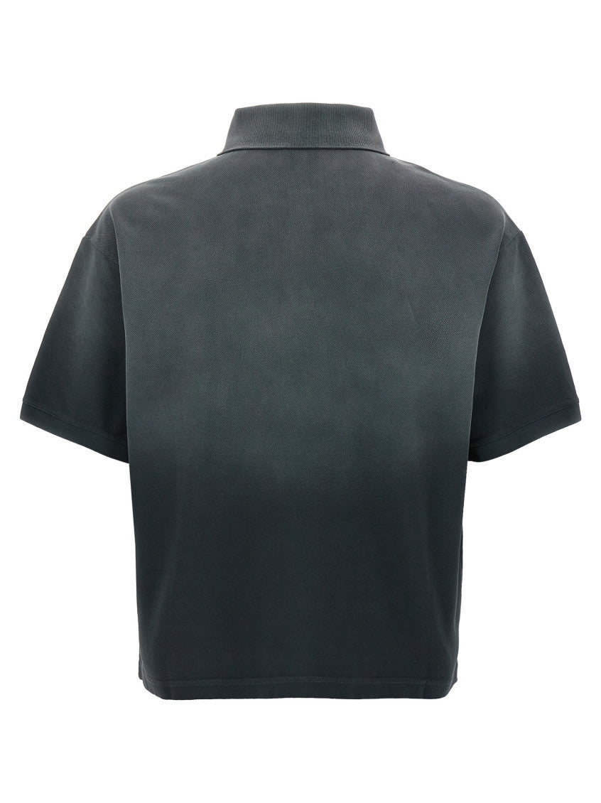 Grey Shirt Collar Polo 2