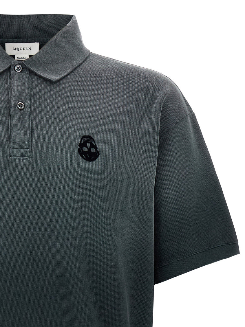 Grey Shirt Collar Polo 3