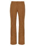 Brown Solid Chino Trousers 1