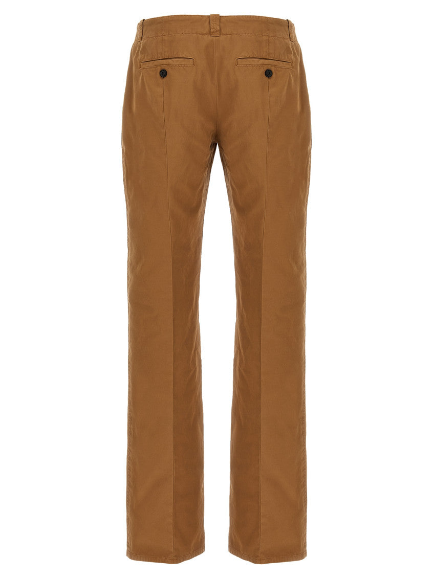 Brown Solid Chino Trousers 2