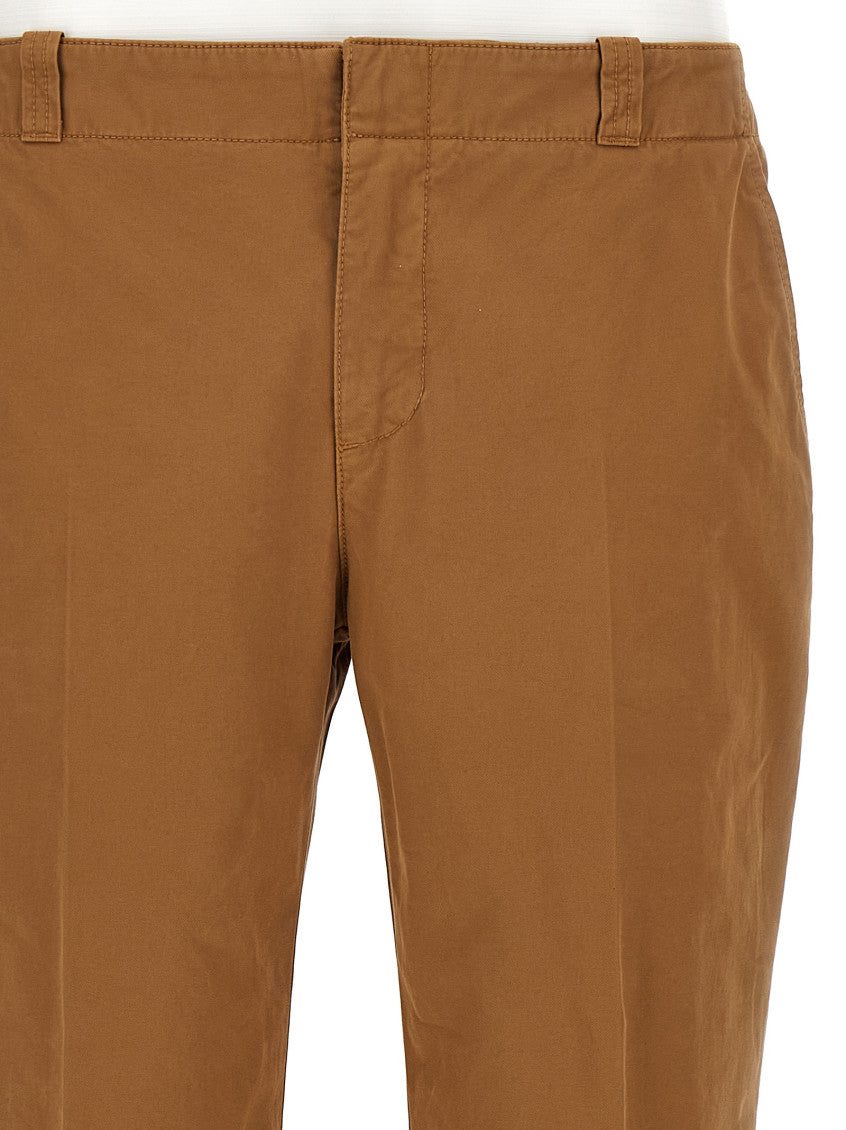 Brown Solid Chino Trousers 3