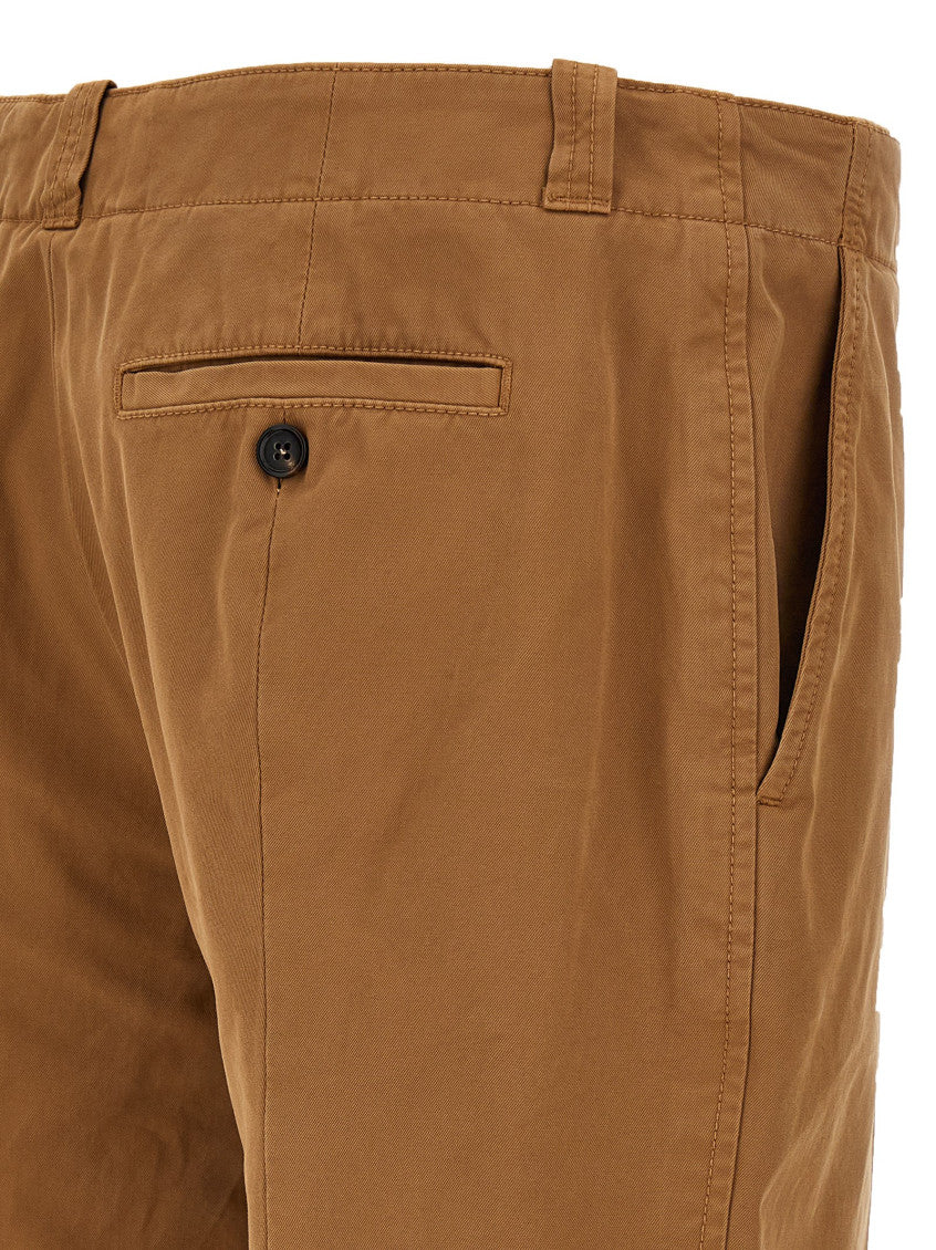 Brown Solid Chino Trousers 4