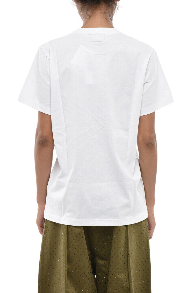 White Graphic Crew Neck T-Shirt 2