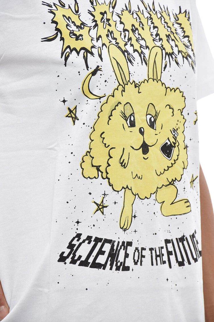 White Graphic Crew Neck T-Shirt 3