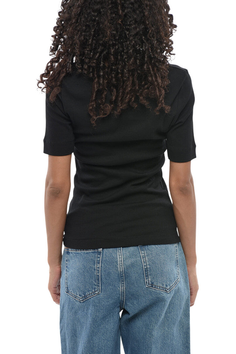 Black Crew Neck T-Shirt 2