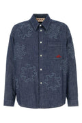 Blue Relaxed Embroidered Shirt 1