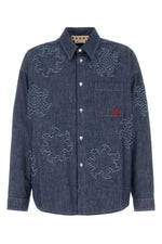 Blue Relaxed Embroidered Shirt 1