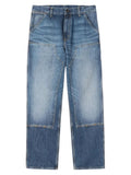 Blue Relaxed Mid Rise Jeans 1