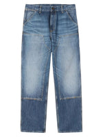 Blue Relaxed Mid Rise Jeans 1