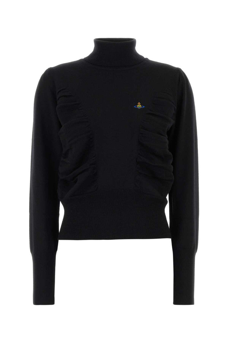 Black Turtle Neck Top 1