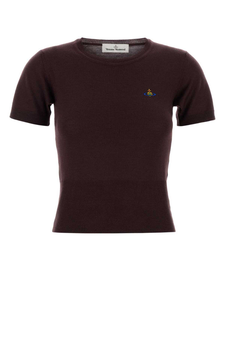 Purple Crew Neck Top 1