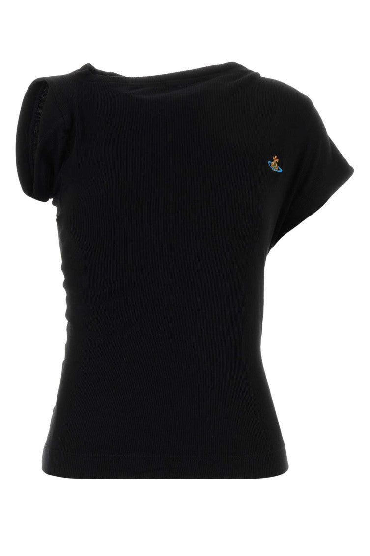 Black Crew Neck Top 1