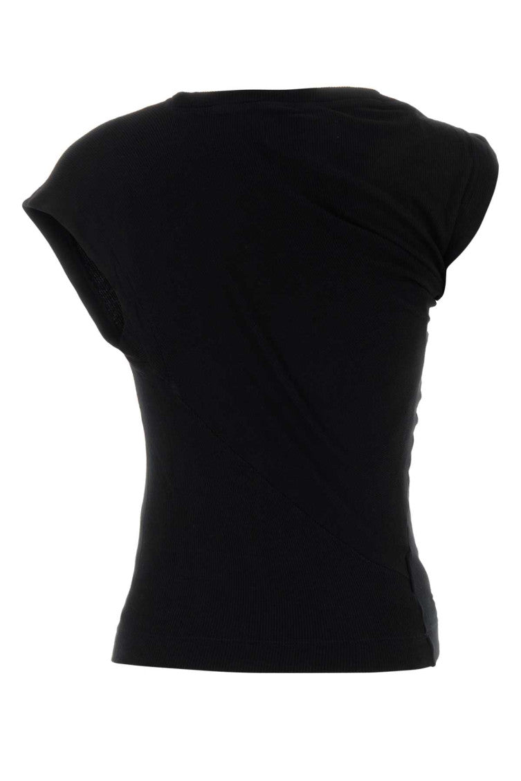 Black Crew Neck Top 2