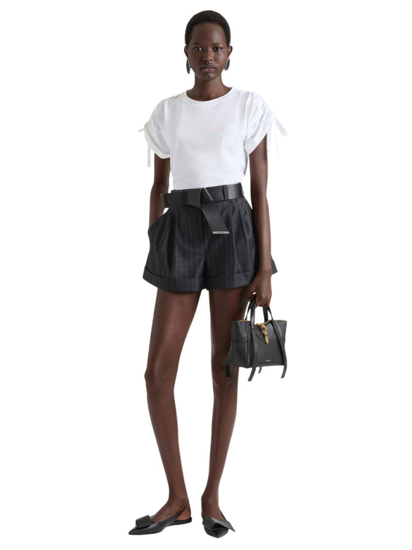 White Crew Neck T-Shirt 2