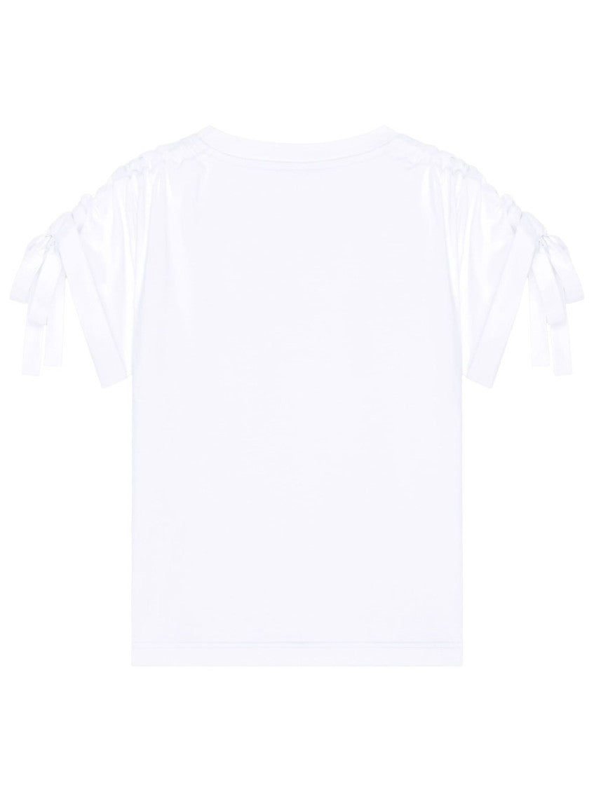 White Crew Neck T-Shirt 4