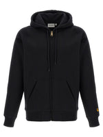 Black Logo Regular Hoodie 1