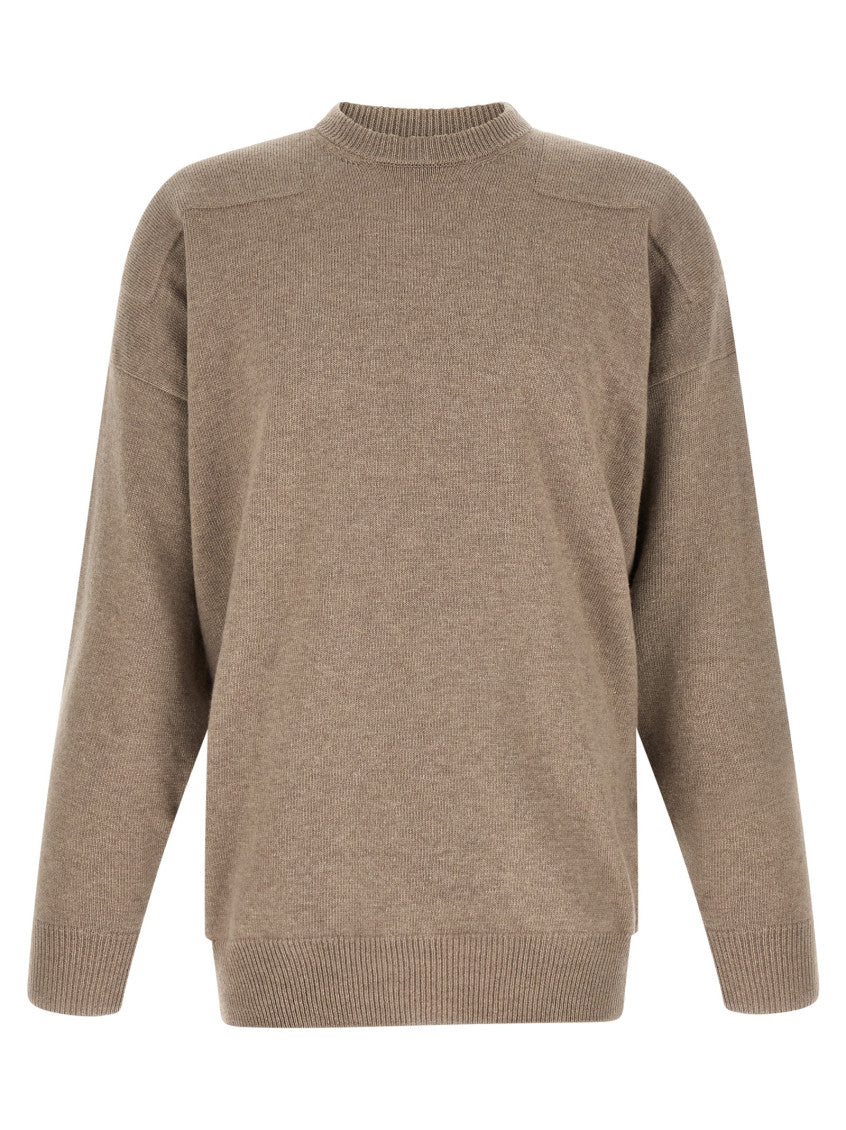 Beige Crew Neck Sweater 1