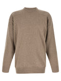Beige Crew Neck Sweater 1