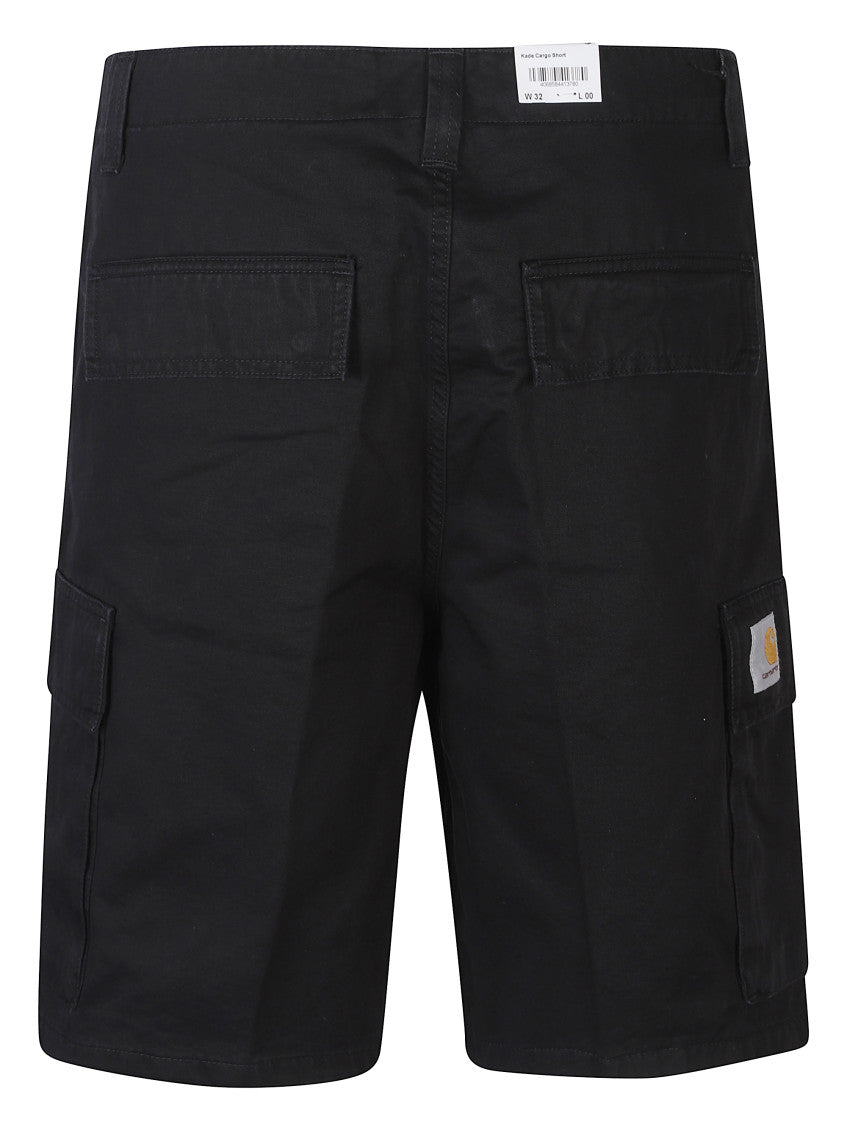 Black Regular Solid Shorts 2