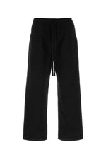 Black Relaxed Drawstring Pants 1