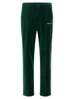 Green Straight Track Pants 1