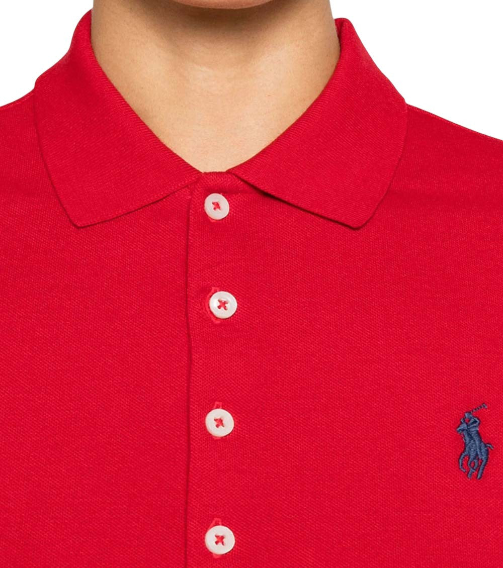 Red Logo Shirt Collar Polo 2