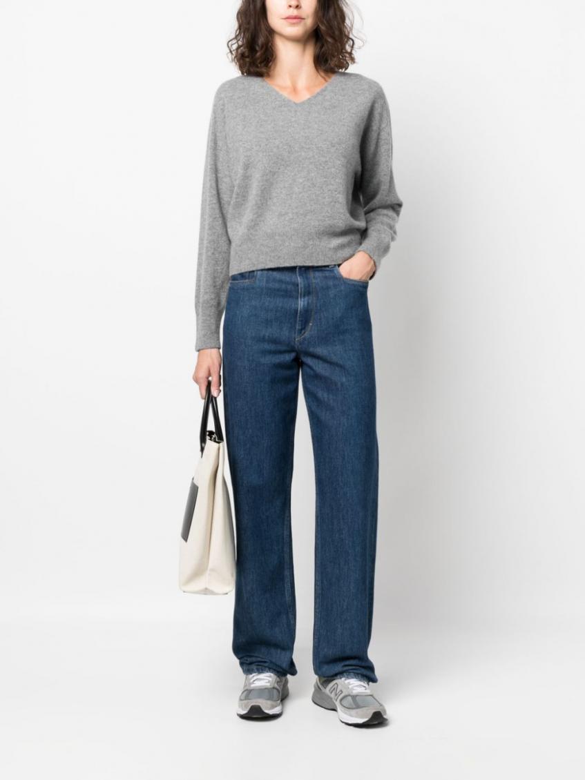 Blue Mid Rise Jeans 5