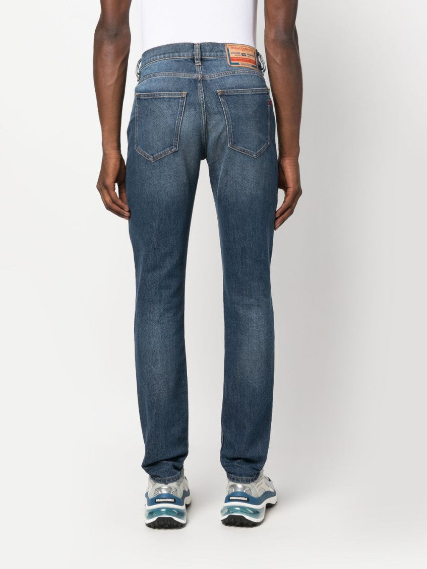 Blue Mid Rise Jeans 7
