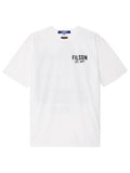 White Crewneck Graphic Print T-Shirt 1