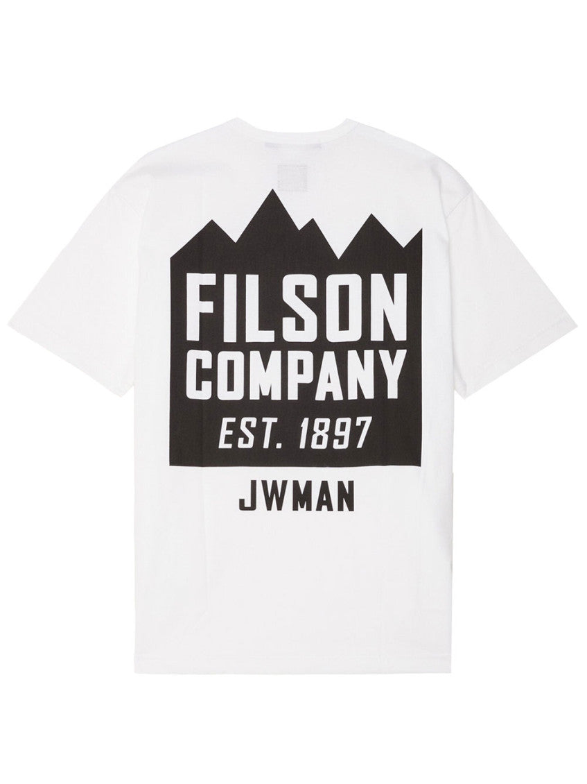 White Crewneck Graphic Print T-Shirt 2