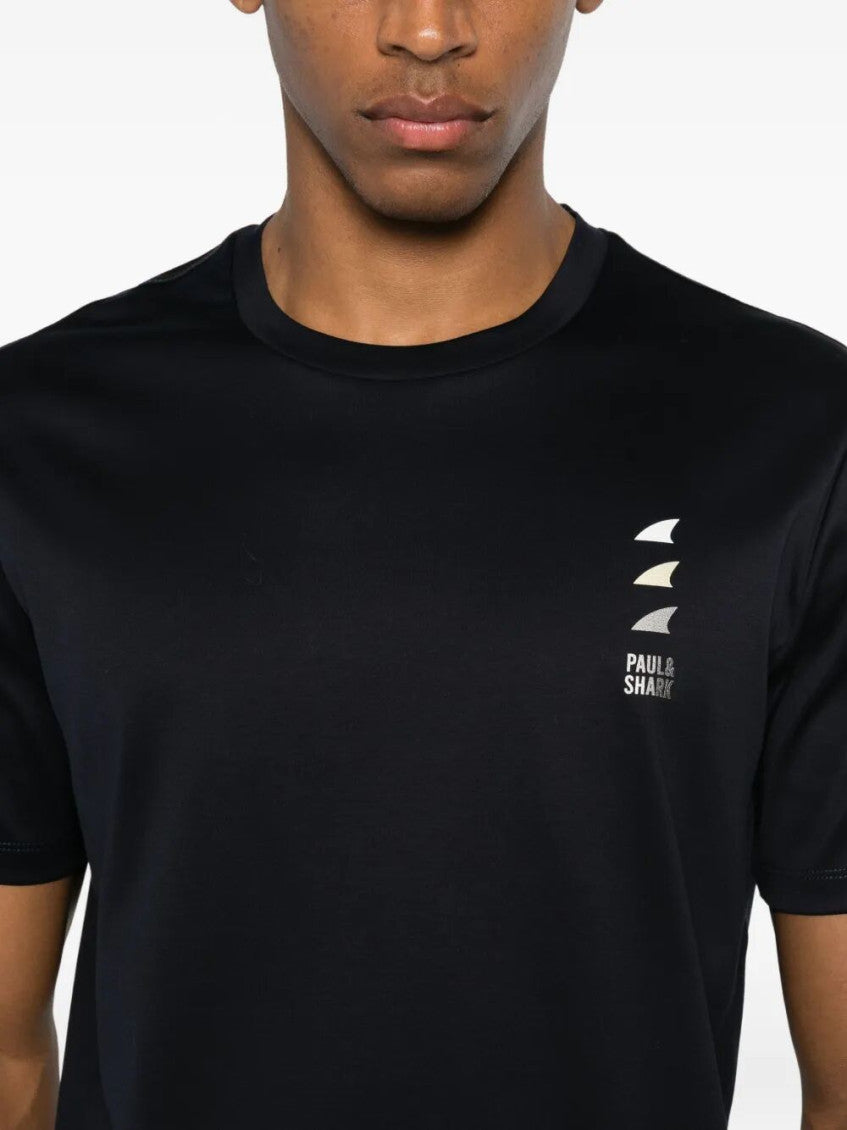 Black Crewneck Logo T-Shirt 4
