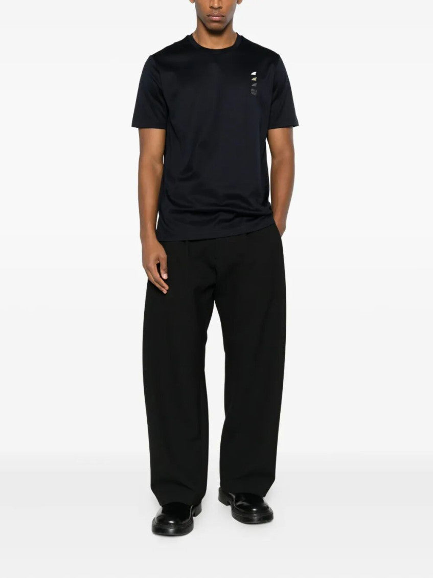 Black Crewneck Logo T-Shirt 5
