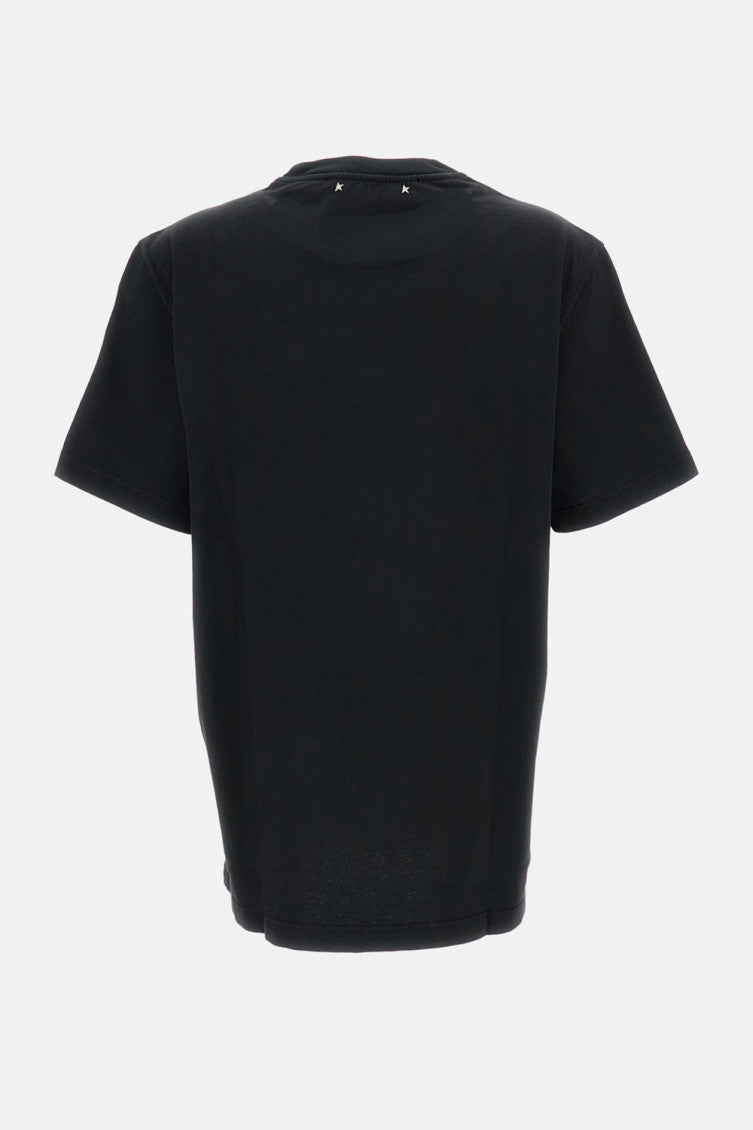 Black Tone-on-Tone Print T-Shirt 2