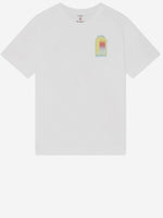 White Crewneck Graphic T-Shirt 1