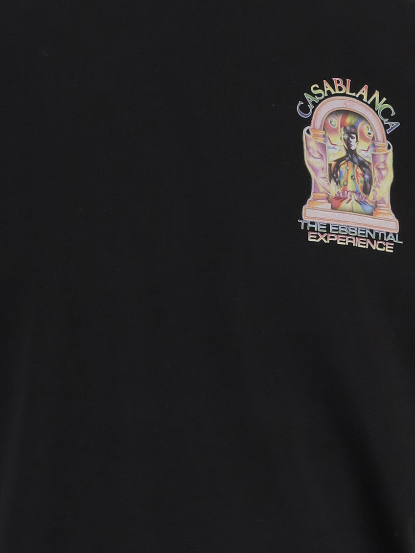 Black Crewneck Graphic T-Shirt 3