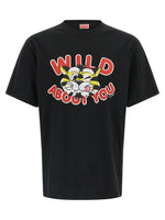 Black Crewneck Printed T-Shirt 1