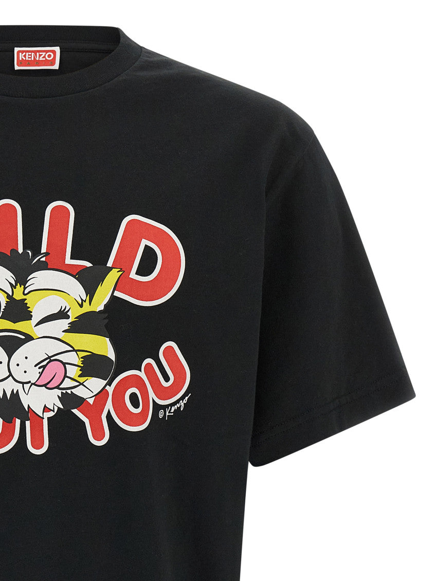 Black Crewneck Printed T-Shirt 3